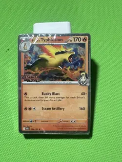 Pokemon TCG Ethan's Typhlosion Destined Rivals Build And Battle Deck, sealed - Image 1