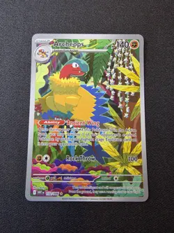 Archeops 132/086 - Pokemon TCG White Flare Card - Illustration RARE - EN/NM - Image 1