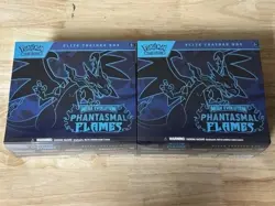 2 x Pokemon TCG ETB Phantasmal Flames Elite Trainer Box x 2 - Image 1