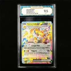 TQG 9.5 MINT+ 2024 Pokemon ENG Galvantula ex 051/142 RR - Image 1