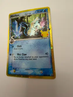 Pokemon Mimikyu SWSH136 Holo Promo Delta Species 25th Anniversary Stamp NM - Image 2