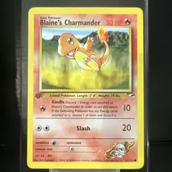 Pokemon TCG Blaine's Charmander Gym Heroes 61/132 Common 1st Edition - Image 1