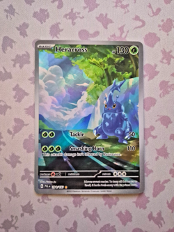 Pokemon Heracross 194/193 Sv02: Paldea Evolved Illustration Rare - Image 1