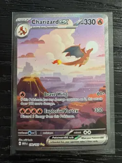 Charizard Ex Pokemon Tcg 151 Scarlet Violet Illustration Rare 199/165 NM - Image 1
