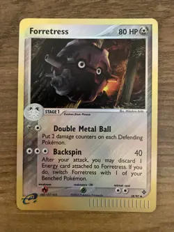 Pokemon TCG Forretress EX Dragon 28/97 Reverse Holo Uncommon NM - Image 1