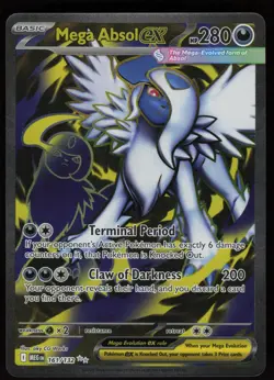 MEGA ABSOL EX 161/132 ULTRA RARE MEGA EVOLUTION POKEMON NM/M - Image 1