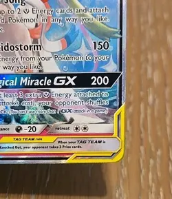 2019 Pokemon SM Unbroken Bonds Gardevoir Sylveon Tag Team Holo #130/214 - Image 3