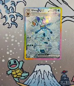 Pokemon TCG Glaceon ex Special Illustration Rare Holo SV Prismatic 150/131 READ! - Image 3