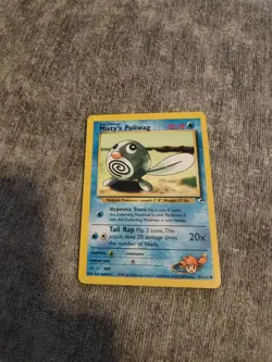 Pokemon TCG Misty's Poliwag Gym Heroes 87/132 Regular Unlimited Common WOTC LP - Image 1