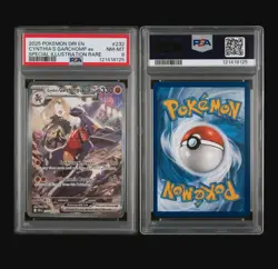 2025 POKEMON DRI EN-DESTINED RIVALS #232 CYNTHIA'S GARCHOMP EX PSA 8 - Image 3