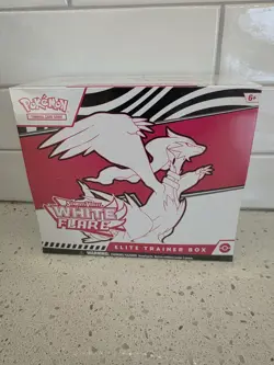 Pokemon TCG Scarlet & Violet White Flare ETB Elite Trainer Box Factory Sealed - Image 1