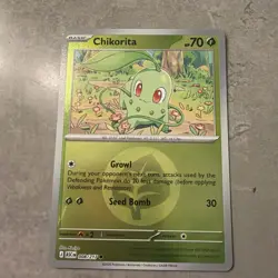 Chikorita 008/217 Energy Reverse Holo Pokemon TCG Ascended Heroes ENG NM - Image 1