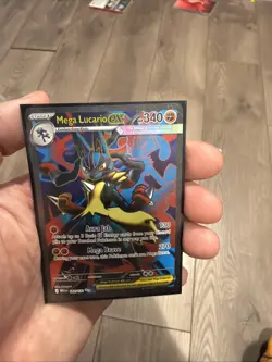 Pokemon TCG Holo Ultra Rare Full Art Mega Lucario 160/132 - Image 1