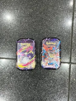 Pokemon TCG | Mega Evolutions | 2x Mega Heroes Mini Tin | NEW & SEALED - Image 1