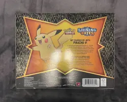 Pokemon Shining Fates Pikachu V Collection Box Sealed – 4 Booster Packs + Promo - Image 2