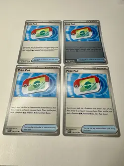 Pokemon TCG Poke Pad 081/088 Lot (4) NM Perfect Order Poke Pad x4 - Image 2