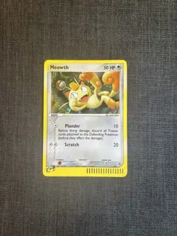 2003 Meowth 013 (EX Series Collector's Tin) Black Star Holo Promo Pokemon TCG - Image 1