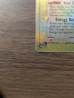 Pokemon TCG - Pichu - 20/100 - Rare Reverse Holo - Ex Sandstorm - LP - Image 4