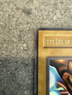 Yu-Gi-Oh Left Leg of the Forbidden One LOB-121 | Original 2002 Exodia Holo - Image 3