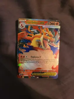 Mega Charizard Y ex 022/217 NM Holo Double Rare Ascended Heroes Pokemon Card TCG - Image 1