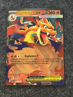 Mega Charizard Y EX 022/217 NM/M Ascended Heroes Pokemon TCG English - Image 1