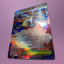 Mega Charizard Y ex 022/217 NM Holo Double Rare Ascended Heroes Pokemon Card TCG - Image 5