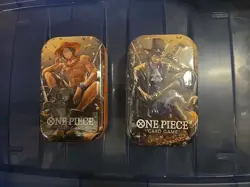 New & Sealed! Set of 2 One Piece Card Game Tin Pack Set Volume 2 OP-13 - Image 1