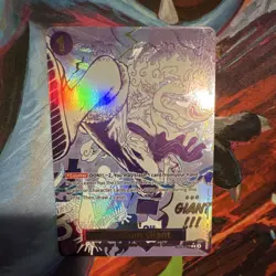 One Piece CCG Bandai Gum-Gum Giant OP09-078 The Four Emperors Event Holo Card - Image 4