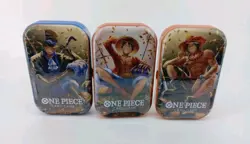 ONE PIECE TCG 3x OP-13 Tin Set VOL. 2 (TS-02, OP13) Sealed Brand New - Image 1