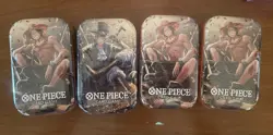 One Piece TCG Tin Set Volume 2 (TS-02/OP-13) New/Factory Sealed - Ace Promo x4 - Image 1