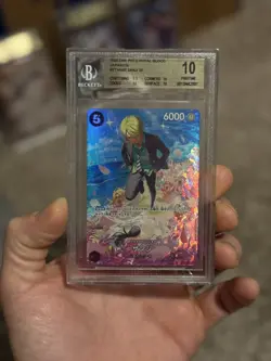 Sanji #ST14-003 Alternate Art Japanese One Piece Royal Blood BGS 10 PRISTINE - Image 1