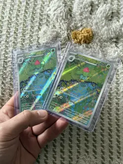 Pokemon TCG Ivysaur Illustration Rare Scarlet Violet 151 167/165 - Image 1