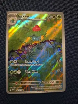 Pokemon Ivysaur TCG English Scarlet & Violet 151 Card 167/165 AR - Image 2