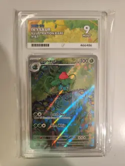 Ivysaur 167/165 Scarlet Violet-151 Illustration Rare Pokemon TCG Card ACE 9 Mint - Image 1