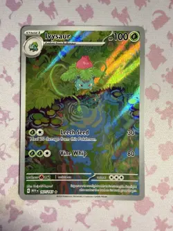 Pokemon TCG Ivysaur Scarlet & Violet 151 Card 167/165 English Edition Near Mint - Image 1