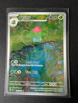 Pokemon TCG Ivysaur Scarlet & Violet 151 Card 167/165 English Edition - Image 1