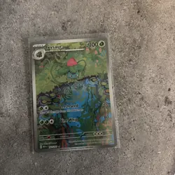 Pokemon TCG Ivysaur Scarlet Violet-151 Holo Card 167/165 IR English - Image 1