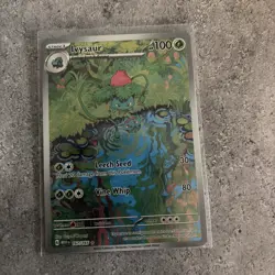 Pokemon TCG Ivysaur Scarlet Violet-151 Holo Card 167/165 IR English - Image 2