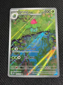 Ivysaur 167/165 Illustration Rare Scarlet&Violet 151- Pokemon TCG- NM Condition - Image 1