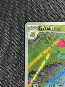 Ivysaur 167/165 Illustration Rare Scarlet&Violet 151- Pokemon TCG- NM Condition - Image 2