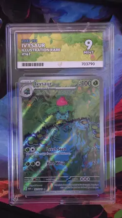 Pokemon TCG Ivysaur Scarlet & Violet 151 Card 167/165 English Ace 9 - Image 1