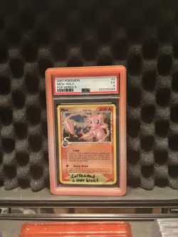 Mew #3/17 Pokemon TCG Pop Series 5 CORRECTED BACK HOLO BLEED Holo Rare PSA 5 - Image 1