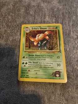 Erika's Gloom 46/132 Gym Heroes Pokemon TCG WOTC NM/LP Vintage Card WOTC Rare - Image 1