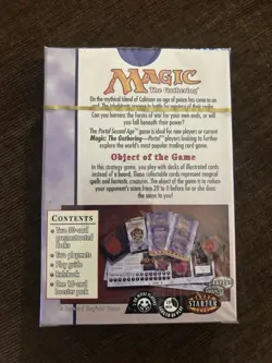 Magic The Gathering Portal Second Age Trading Card Game for 2 Players SEALED! - Image 2