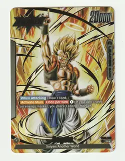 Gogeta FB05-095 Leader Alternate Art New Adventure Dragon Ball Super TCG Card - Image 3