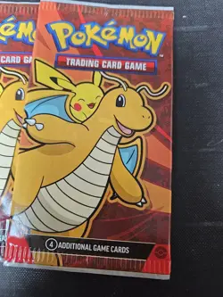 McDonald's 2021 Pokemon TCG Promo Sealed Packs Pikachu Dragonite 8x4 Cards (10) - Image 2
