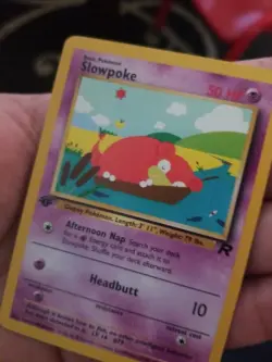 Slowpoke 67/82 1st Edition Team Rocket Pokemon Card Near Mint - Mint NM - Image 4