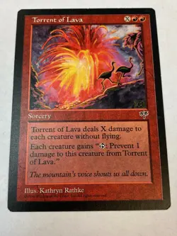 Torrent of Lava - Magic the Gathering MTG Mirage Single Card - Image 1