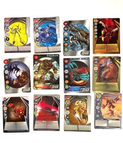 MIXED LOT OF 12 BAKUGAN METAL GATE CARDS 2006 - 2011 BATTLE BRAWLERS - Image 1