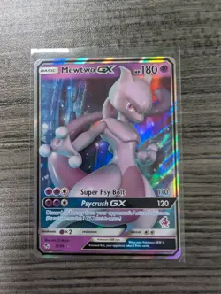 Pokemon TCG Mewtwo GX 31/68 Holo Ultra Rare Card Hidden Fates - Image 1